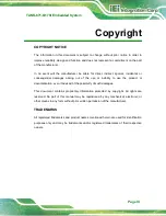 Preview for 3 page of IEI Technology TANK-871-Q170i Series User Manual