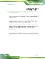 Preview for 3 page of IEI Technology TANK-880-Q370 Series User Manual