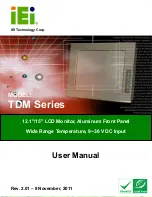 Предварительный просмотр 1 страницы IEI Technology TDM-121GMS User Manual