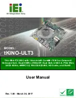 IEI Technology tKINO-ULT3 User Manual preview