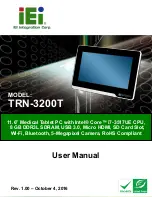 Предварительный просмотр 1 страницы IEI Technology TRN-3200T User Manual