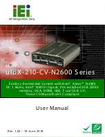 IEI Technology uIBX-210-CV-N2600 Series User Manual preview