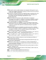 Preview for 4 page of IEI Technology UPC-F12C-ULT3 User Manual