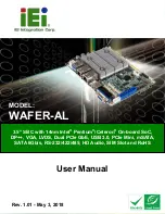 Предварительный просмотр 1 страницы IEI Technology WAFER-AL User Manual