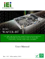 IEI Technology WAFER-BT User Manual предпросмотр