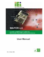 Предварительный просмотр 1 страницы IEI Technology WAFER-LX User Manual