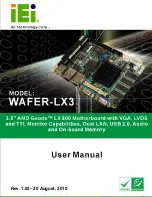 IEI Technology WAFER-LX3 User Manual предпросмотр