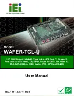 IEI Technology WAFER-TGL-U User Manual preview