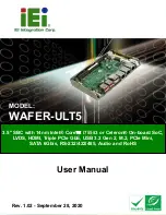 Preview for 1 page of IEI Technology WAFER-ULT5 Manual