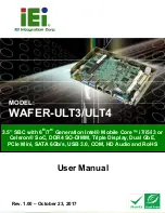 Preview for 1 page of IEI Technology WAFER-UTL3 User Manual