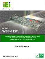 Preview for 1 page of IEI Technology WSB-9152 User Manual