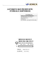 IEMCA BOSS 332-545-551 E Manual For Use And Maintenance preview