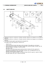 Preview for 15 page of IEMCA BOSS 332-545-551 E Manual For Use And Maintenance