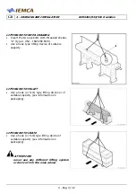 Preview for 42 page of IEMCA BOSS 332-545-551 E Manual For Use And Maintenance