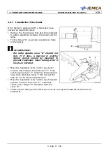 Preview for 55 page of IEMCA BOSS 332-545-551 E Manual For Use And Maintenance