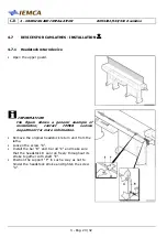 Preview for 62 page of IEMCA BOSS 332-545-551 E Manual For Use And Maintenance