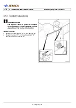 Preview for 64 page of IEMCA BOSS 332-545-551 E Manual For Use And Maintenance