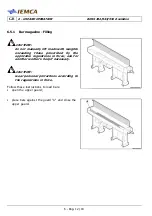 Preview for 115 page of IEMCA BOSS 332-545-551 E Manual For Use And Maintenance