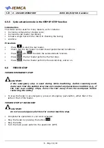 Preview for 119 page of IEMCA BOSS 332-545-551 E Manual For Use And Maintenance