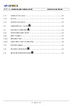 Preview for 55 page of IEMCA BOSS 332 Manual For Use And Maintenance