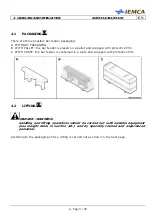 Preview for 56 page of IEMCA BOSS 332 Manual For Use And Maintenance