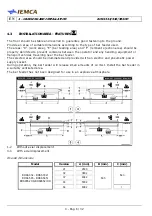 Preview for 59 page of IEMCA BOSS 332 Manual For Use And Maintenance