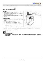 Preview for 76 page of IEMCA BOSS 332 Manual For Use And Maintenance