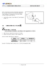 Preview for 81 page of IEMCA BOSS 332 Manual For Use And Maintenance