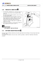 Preview for 85 page of IEMCA BOSS 332 Manual For Use And Maintenance