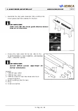 Preview for 104 page of IEMCA BOSS 332 Manual For Use And Maintenance