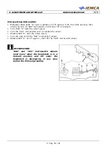 Preview for 118 page of IEMCA BOSS 332 Manual For Use And Maintenance