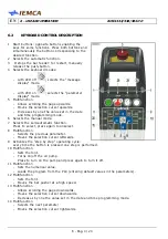 Preview for 123 page of IEMCA BOSS 332 Manual For Use And Maintenance