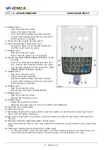 Preview for 125 page of IEMCA BOSS 332 Manual For Use And Maintenance