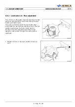 Preview for 134 page of IEMCA BOSS 332 Manual For Use And Maintenance