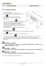 Preview for 135 page of IEMCA BOSS 332 Manual For Use And Maintenance