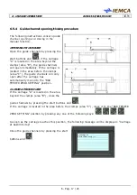 Preview for 136 page of IEMCA BOSS 332 Manual For Use And Maintenance