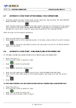 Preview for 139 page of IEMCA BOSS 332 Manual For Use And Maintenance