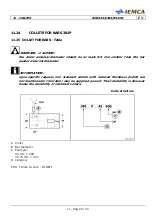 Preview for 206 page of IEMCA BOSS 332 Manual For Use And Maintenance