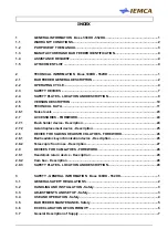 Preview for 5 page of IEMCA BOSS 338 HD Manual For Use And Maintenance