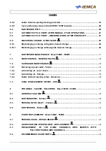 Preview for 8 page of IEMCA BOSS 338 HD Manual For Use And Maintenance