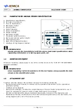 Preview for 14 page of IEMCA BOSS 338 HD Manual For Use And Maintenance