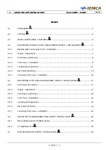 Preview for 61 page of IEMCA BOSS 338 HD Manual For Use And Maintenance