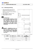 Preview for 68 page of IEMCA BOSS 338 HD Manual For Use And Maintenance