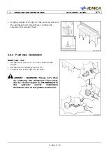 Preview for 69 page of IEMCA BOSS 338 HD Manual For Use And Maintenance