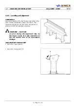 Preview for 71 page of IEMCA BOSS 338 HD Manual For Use And Maintenance