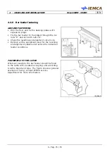 Preview for 75 page of IEMCA BOSS 338 HD Manual For Use And Maintenance