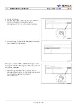 Preview for 107 page of IEMCA BOSS 338 HD Manual For Use And Maintenance