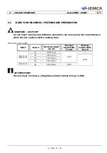 Preview for 131 page of IEMCA BOSS 338 HD Manual For Use And Maintenance