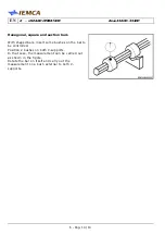 Preview for 134 page of IEMCA BOSS 338 HD Manual For Use And Maintenance