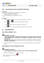 Preview for 140 page of IEMCA BOSS 338 HD Manual For Use And Maintenance